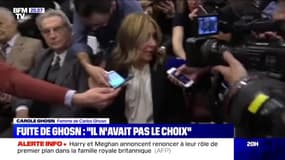 Carole Ghosn défend la fuite de son mari: "Il n'avait pas le choix"