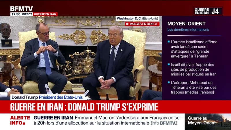 Guerre en Iran: "Ils n'ont plus de forces aériennes, plus de marine... On a à peu près tout dégommé", assure Donald Trump