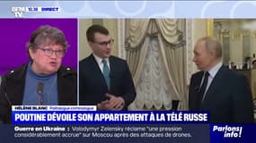 Vladimir Poutine dévoile son appartement privé à la télévision russe