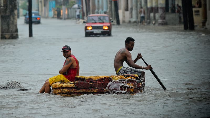 Des pluies diluviennes se sont abattues sur la capitale cubaine.
