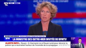 "Une tristesse infinie": Marie Guévenoux, ministre déléguée chargée des Outre-mer, adresse son "soutien" aux forces de l'ordre et aux victimes