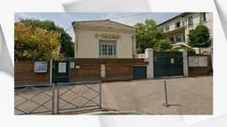 L'école élémentaire Jule Ferry à Cagnes-sur-Mer (Alpes-Maritimes)
