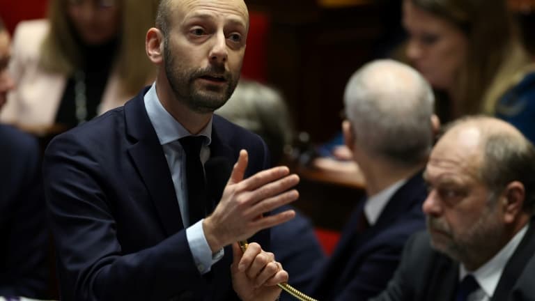 Le ministre de la Fonction publique Stanislas Guerini, à l'Assemblée nationale le 17 janvier 2023 