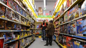 Dans un magasin de jouets, près de Tours, en décembre 2012. (photo d'illustration)