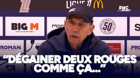 Montpellier 0-2 Lens : "Dégainer deux rouges comme ça... j'ai trouvé ça un peu facile" lâche Gasset