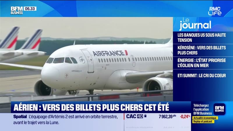 Aérien : vers des billets plus chers cet été