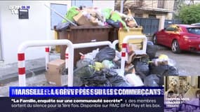 La grève des éboueurs à Marseille continue, les commerçants sont excédés