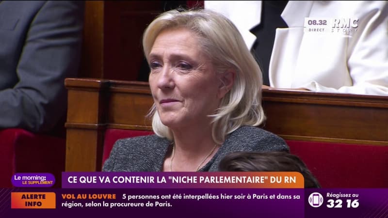 Ce que va contenir la niche parlementaire du RN