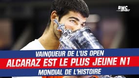 US Open : Carlos Alcaraz devient le plus jeune numéro un mondial de l'histoire