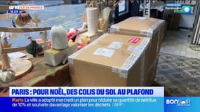 Paris: les colis envahissent les points relais à Noël