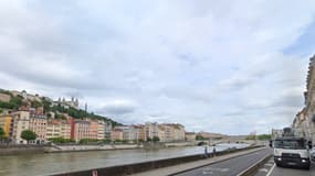 Le quai Tilsitt à Lyon