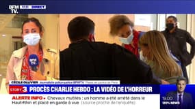 Les images de vidéo-surveillance de l'attentat contre Charlie Hebdo diffusées lors du procès