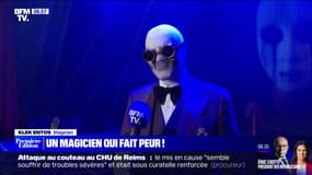 Couteaux et ambiance lugubre: le spectacle qui fait peur du magicien Klek Entos