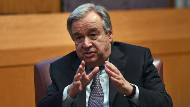 Le secrétaire général de l'ONU Antonio Guterres, le 30 mai 2017 à New York.