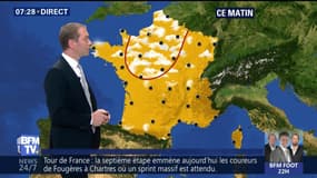 La météo pour ce vendredi 13 juillet 2018