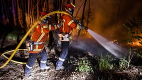 Pompiers en action dans le Gard