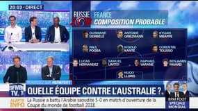 Coupe du Monde: quelle composition pour l’équipe de France face à l’Australie?