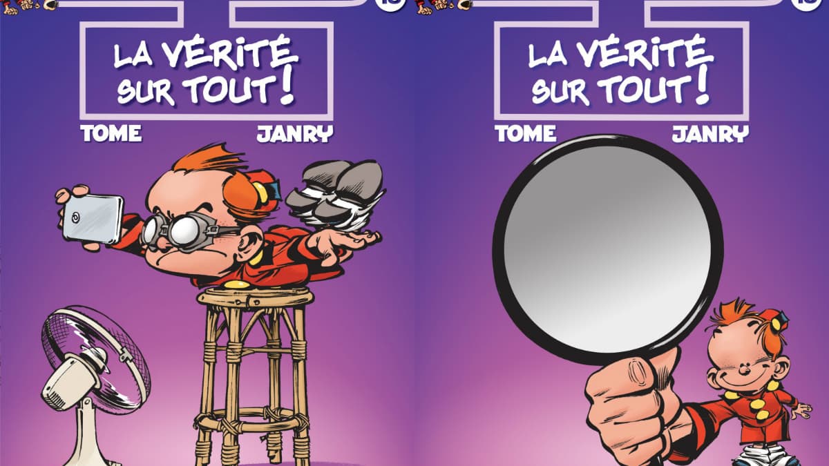 Les différentes couvertures du nouvel album du Petit Spirou
