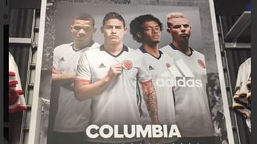 "Colombia" est devenu "Columbia" dans l'une des publicités Adidas.