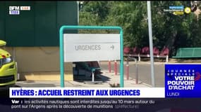 Var: accueil restreint aux urgences d'Hyères