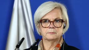 La ministre des Armées Catherine Vautrin à Berlin le 14 novembre 2025