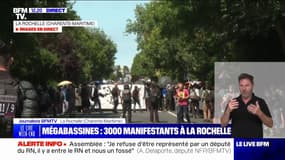Mégabassines: 3.000 manifestants sont réunis à La Rochelle