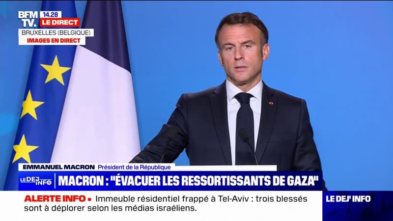 Israël/ Gaza: Emmanuel Macron veut 