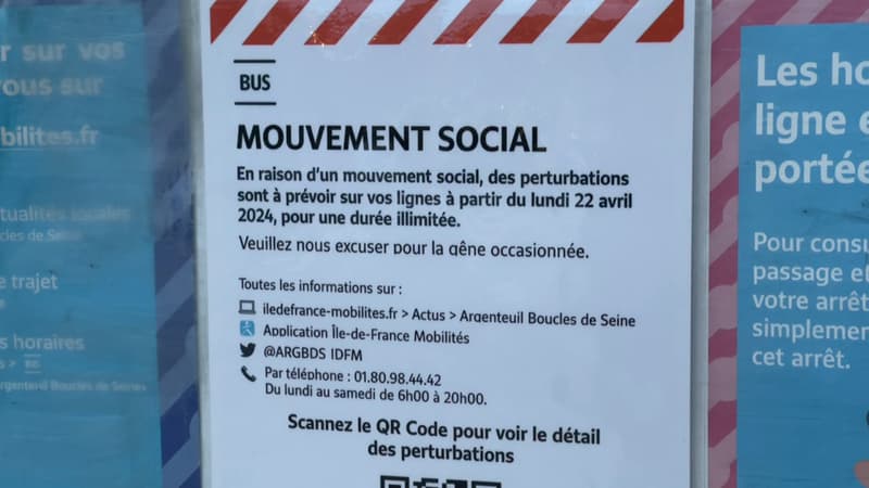 Argenteuil: les chauffeurs de bus Keolis en grève, une trentaine de lignes à l'arrêt