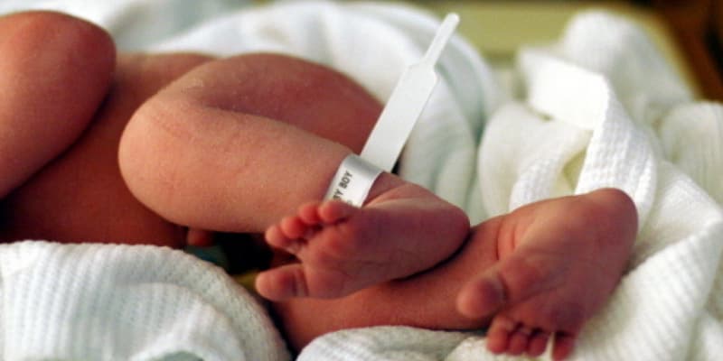 Un bébé dans une maternité. (Photo d'illustration)
