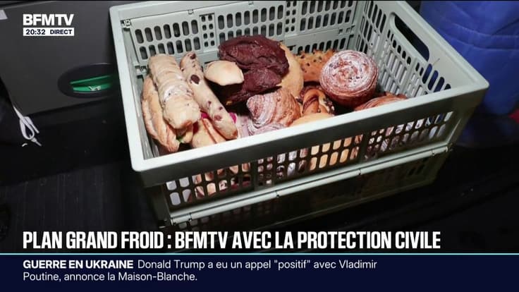 Plan grand froid en Île-de-France: la protection civile est mobilisée pour venir en aide aux sans-abris