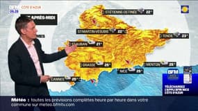 Des averses orageuses sont à prévoir ce samedi avec 24°C à Nice