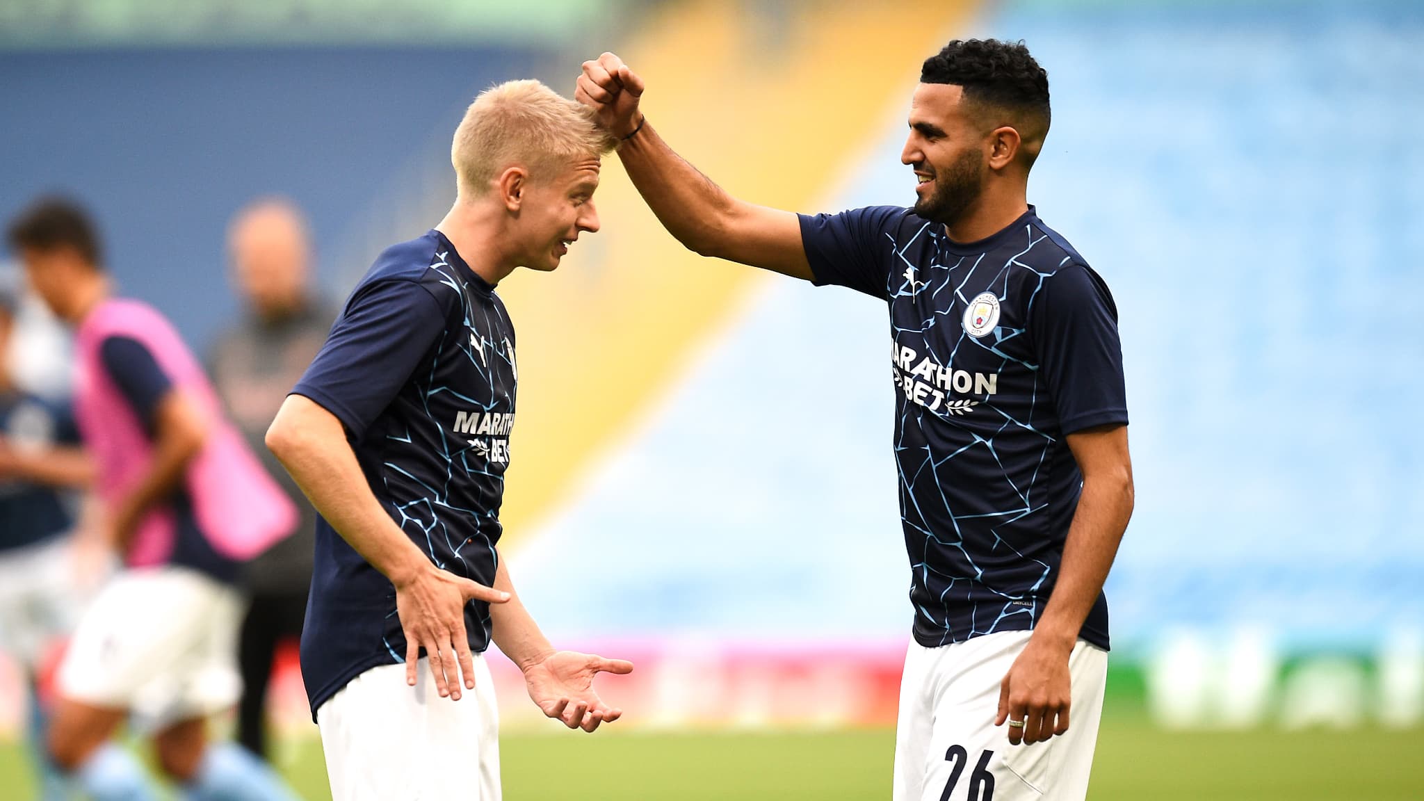 Zinchenko et Riyad Mahrez à Manchester City Zinchenko et Riyad Mahrez à Manchester City