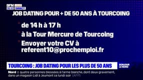 Tourcoing: un job dating pour les plus de 50 ans