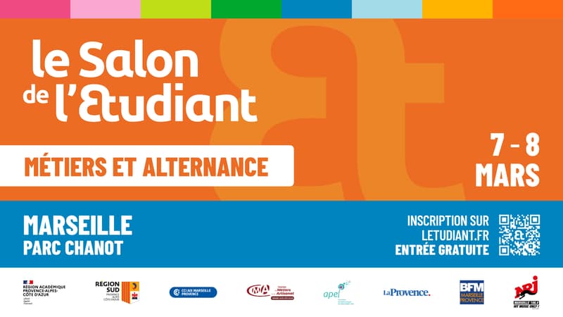 Salon alternance et métier L’étudiant Marseille le 7 et 8 mars 2025