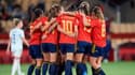 L'équipe féminine d'Espagne en 2021.