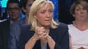 Marine Le Pen, présidente du Front national, ce dimanche.
