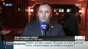 Jean-Francois Forget, secrétaire général du syndicat pénitentiaire UFAP-Unsa Justice à Nicole Belloubet: "Une prime pour se faire trancher la gorge? C'est inacceptable"