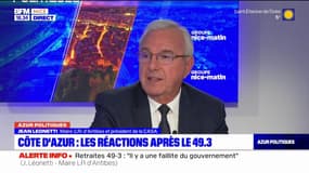 Azur Politiques: Jean Leonetti soutient l'attitude d'Éric Ciotti sur la réforme des retraites