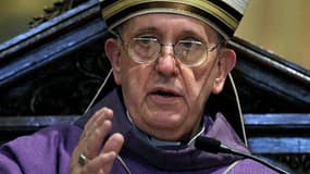 Le pape François avant son élection, le 13 février 2013 à Buenos Aires.