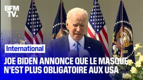  États-Unis : Joe Biden annonce que le masque n’est plus obligatoire pour les personnes vaccinées