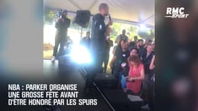 NBA : Parker organise une grosse fête avant d'être honoré par les Spurs