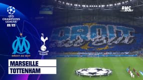 OM - Tottenham : Tifo magnifique et Vélodrome en feu pour l'entrée des équipes