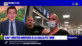 Réouverture des salles de sport: un Mister Univers s'entraîne à Gap