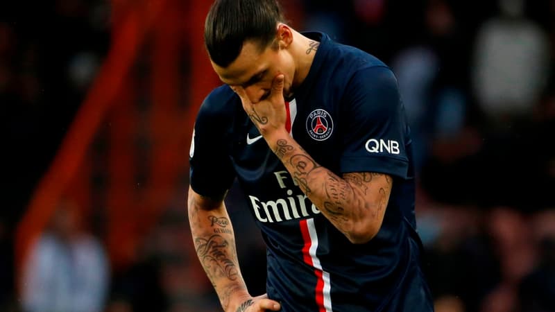 PSG-Caen : la déception de Zlatan Ibrahimovic