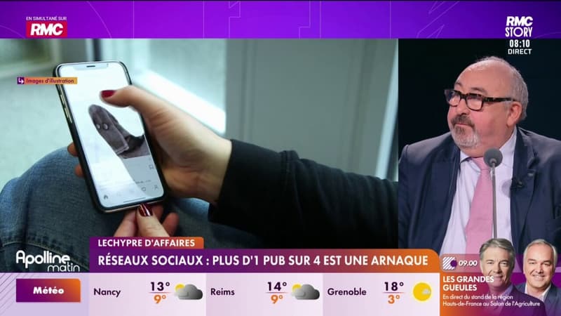 Lechypre d'affaires - Réseaux sociaux : plus d'une publicité sur quatre est une arnaque