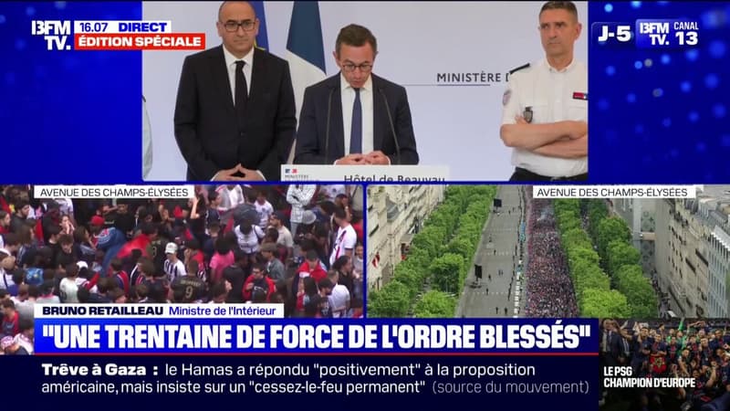 Bruno Retailleau assure que les forces de l'ordre ont procédé à 
