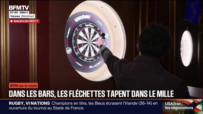 BFM SUR LA ROUTE - Quand les fléchettes tirent les bars vers le haut