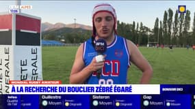 Mondial rugby amateur: Lucas, un joueur du Rugby club dignois à la recherche d'un bouclier