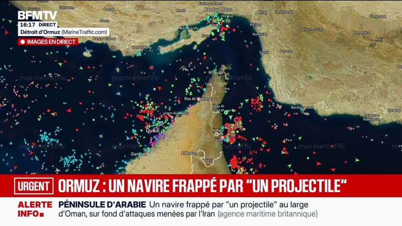 Détroit d'Ormuz: un navire émirati frappé par un "projectile", les Émirats arabes unis accusent l'Iran