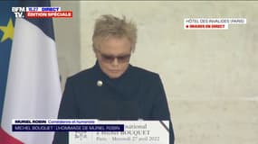 "Vous m'avez sans doute empêché de mourir": l'hommage de Muriel Robin à Michel Bouquet